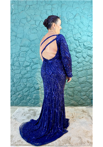 Vestido Aura Azul